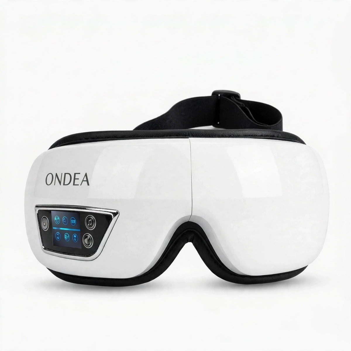 Masseur Oculaire Bluetooth à Coussins d'Air et Vibration, 4 Modes