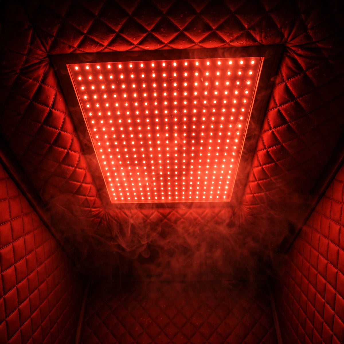 Sauna Infrarouge Portable avec Panneau de Lumière Rouge 660 nm et Chaise