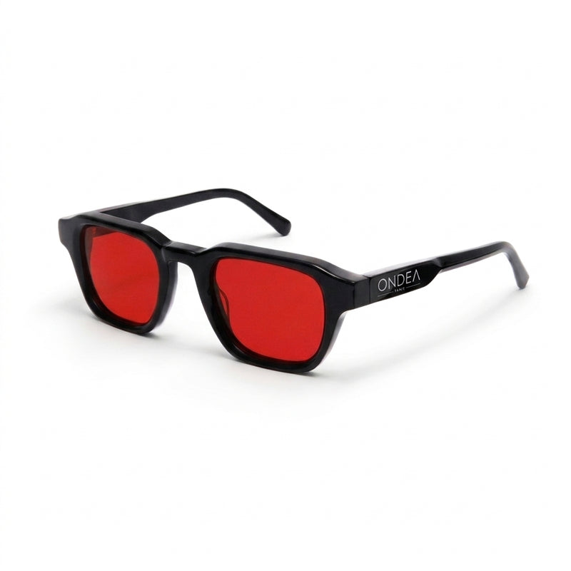 Lunettes Filtrantes Anti-Lumière Bleue et Verte, Verres Rouges pour le Soir