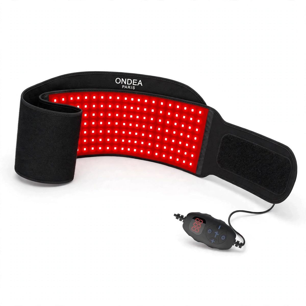 Ceinture de Luminothérapie 140 LED, Lumière Rouge 660 nm et Infrarouge 850 nm