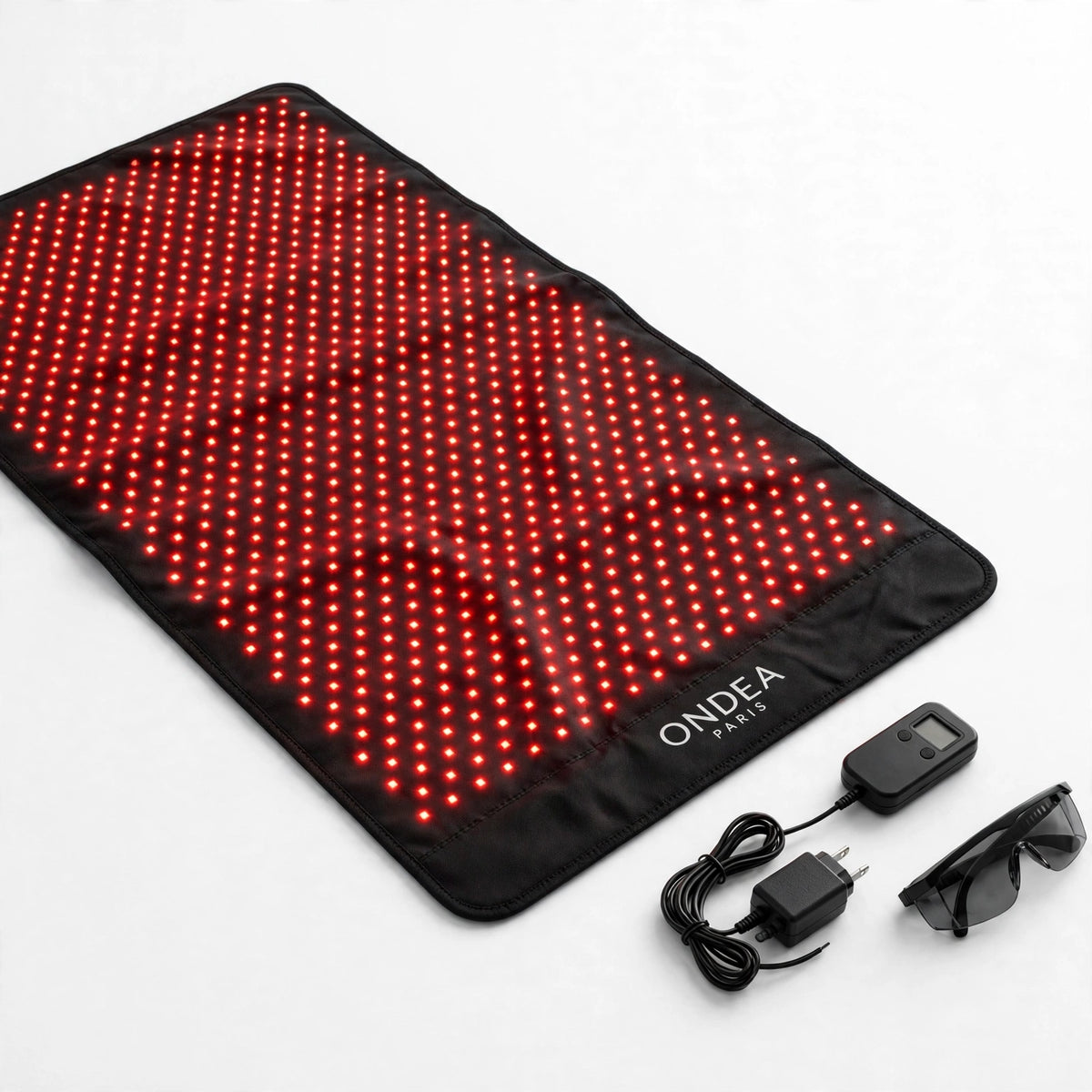 Tapis de Luminothérapie 360 LED, Lumière Rouge 660 nm et Infrarouge 850 nm