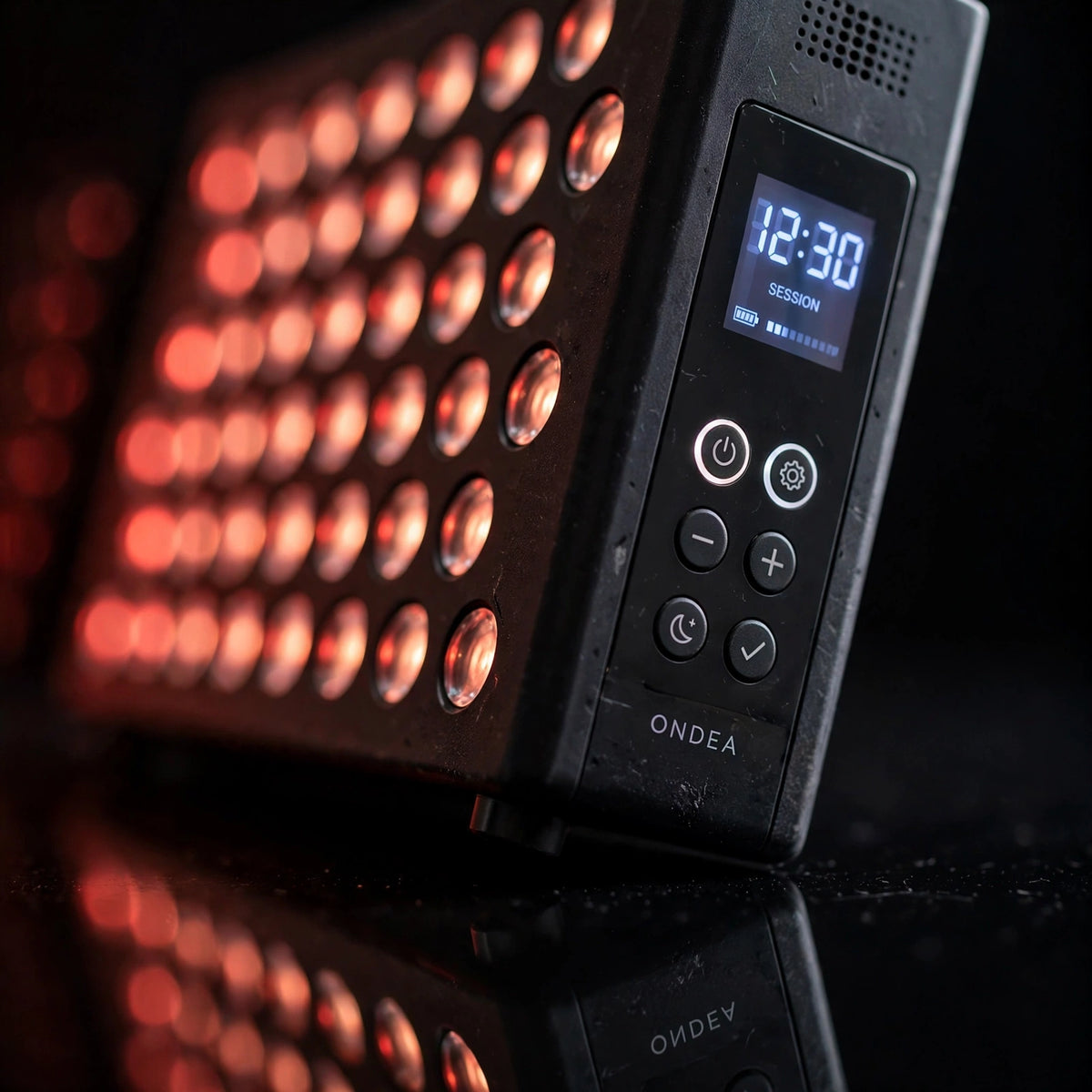 Lampe de Luminothérapie LED de Bureau, Lumière Rouge 660 nm et Infrarouge 850 nm