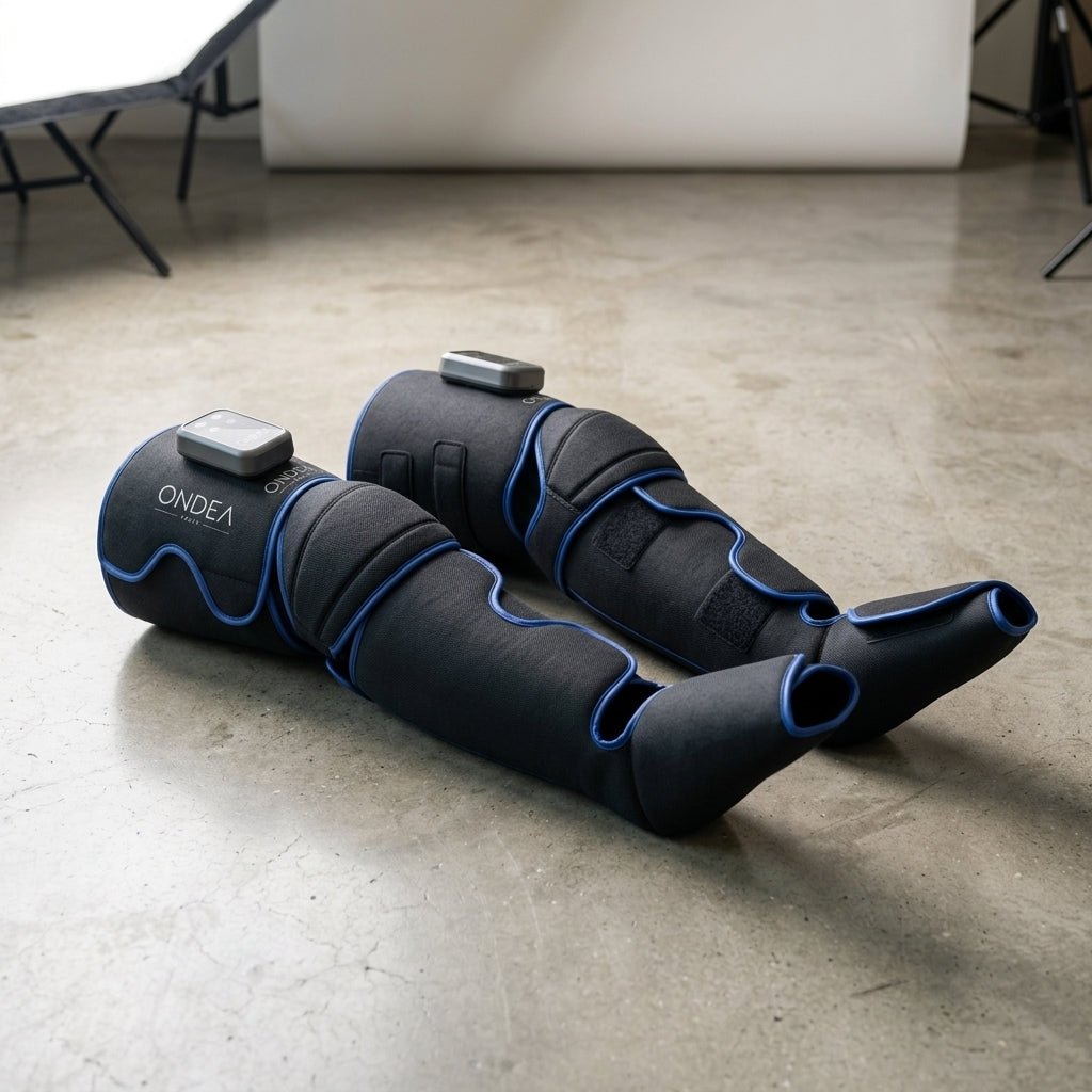 Masseur de Jambes Rechargeable Chauffant à Compression d'Air