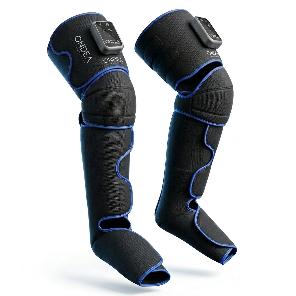Masseur de Jambes Rechargeable Chauffant à Compression d'Air