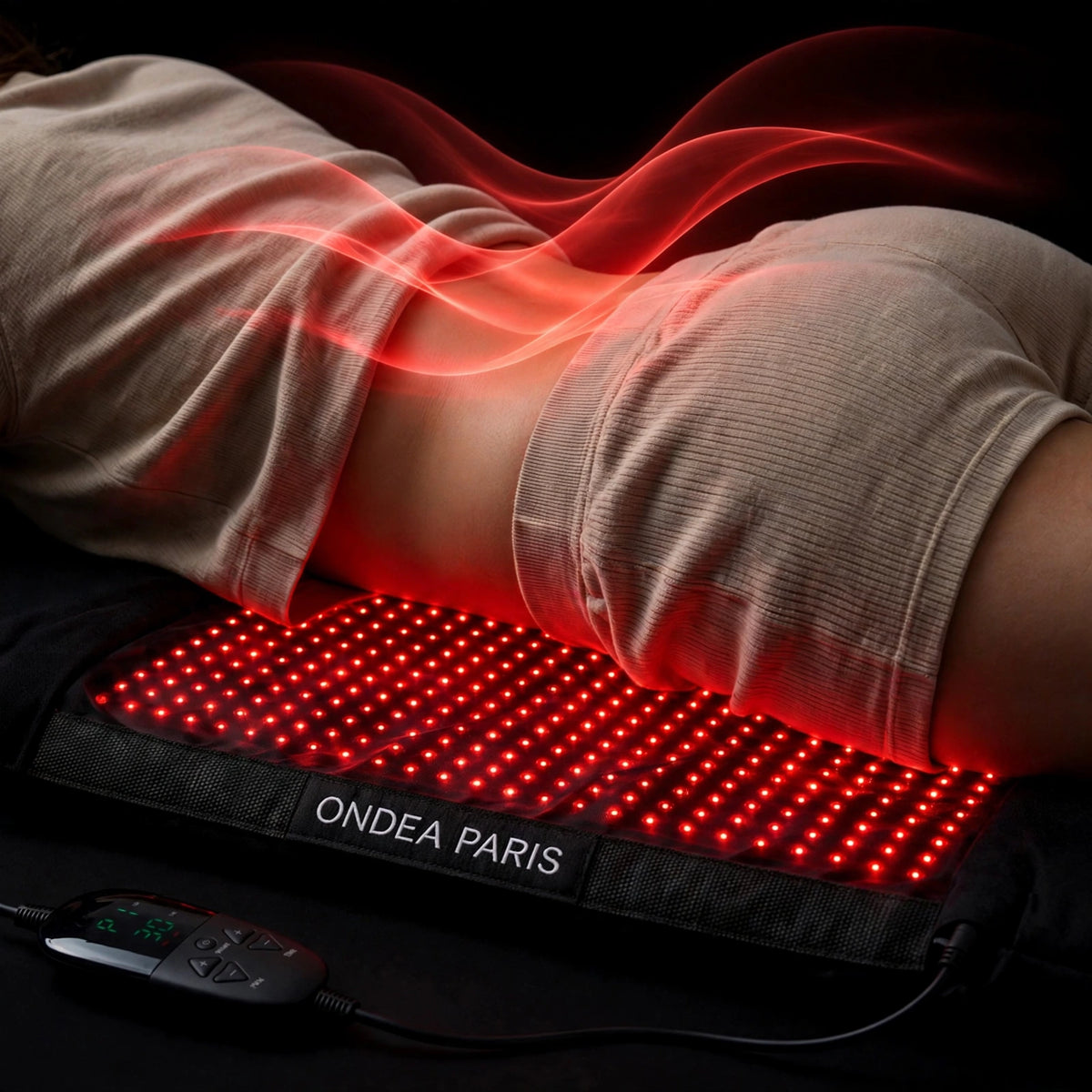 Tapis de Luminothérapie 360 LED, Lumière Rouge 660 nm et Infrarouge 850 nm