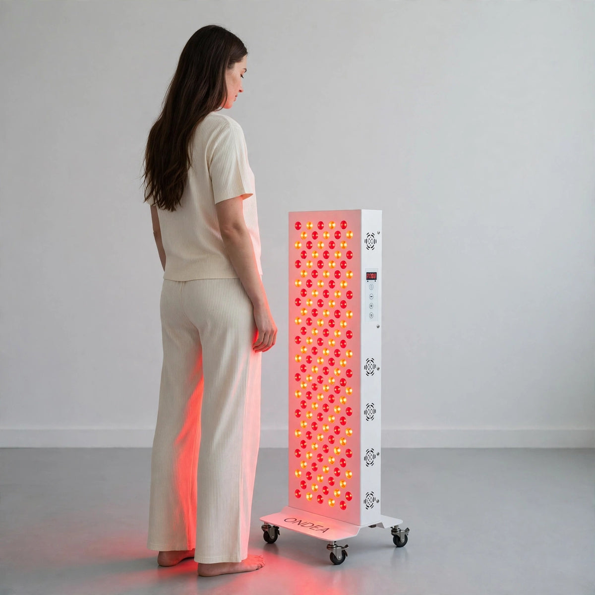 Panneau de Luminothérapie LED Double Puce, Lumière Rouge et Infrarouge, Visage et Corps