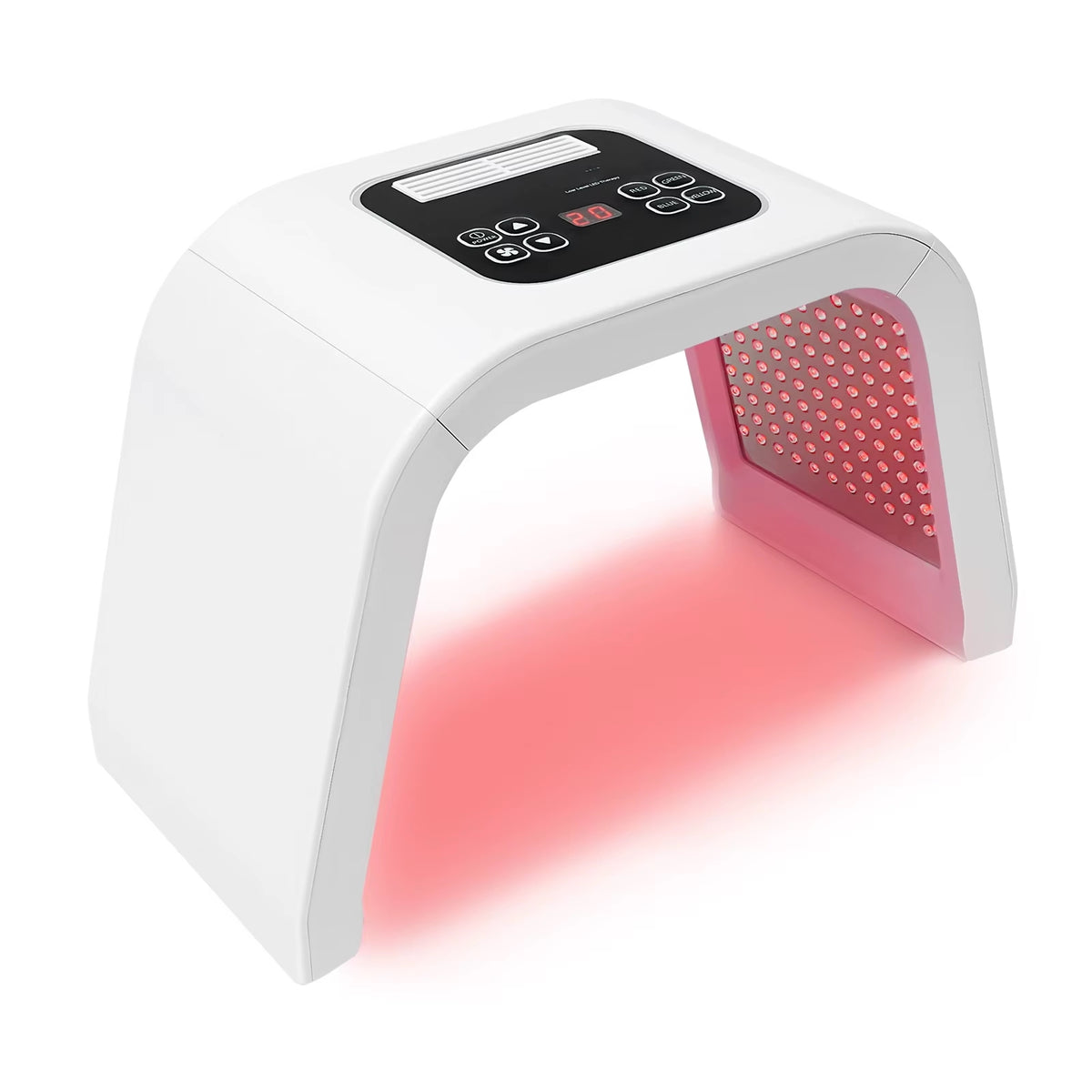 Masque LED Visage Professionnel 7 Couleurs, 287 LED