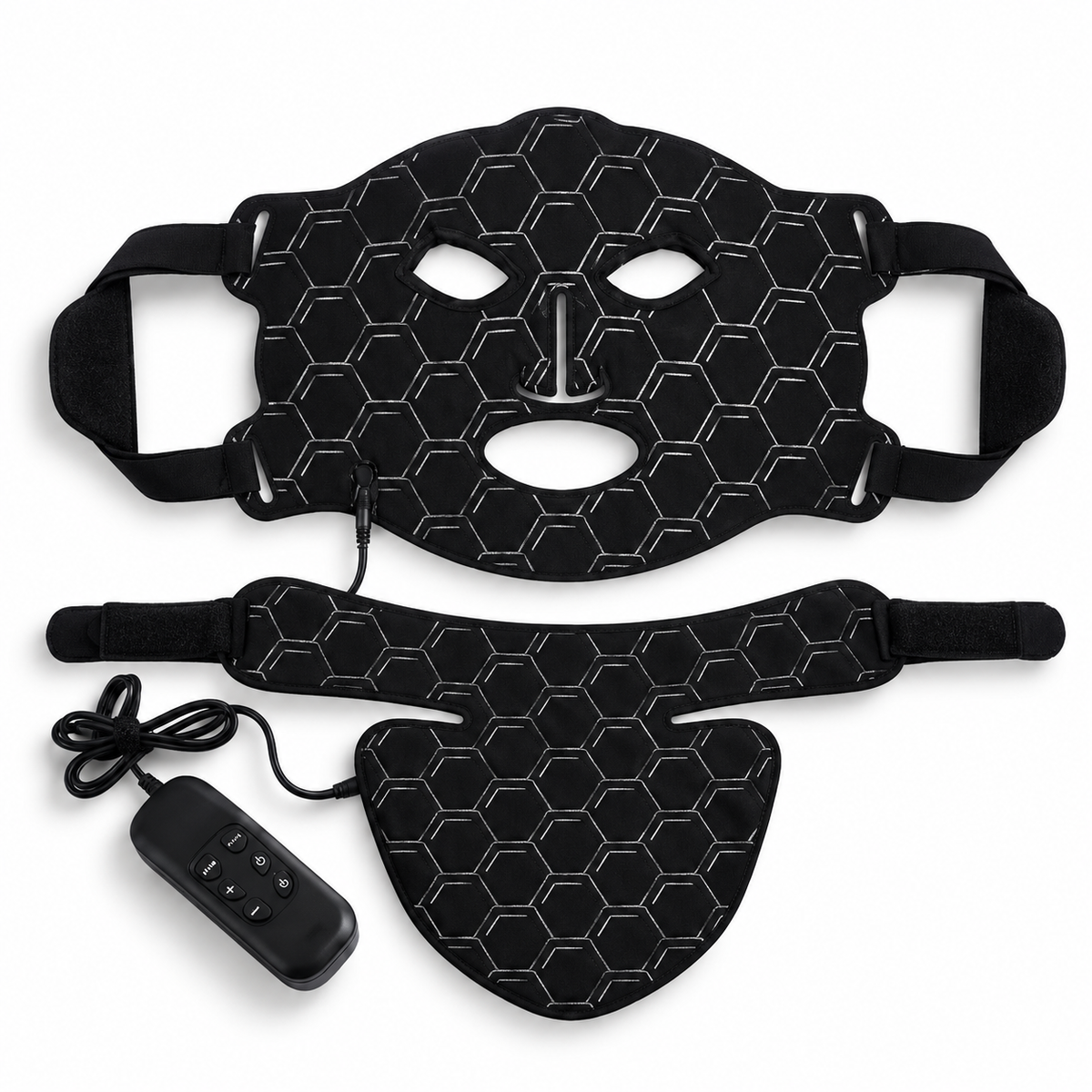 Masque LED Ondéa en silicone souple pour le visage et le cou
