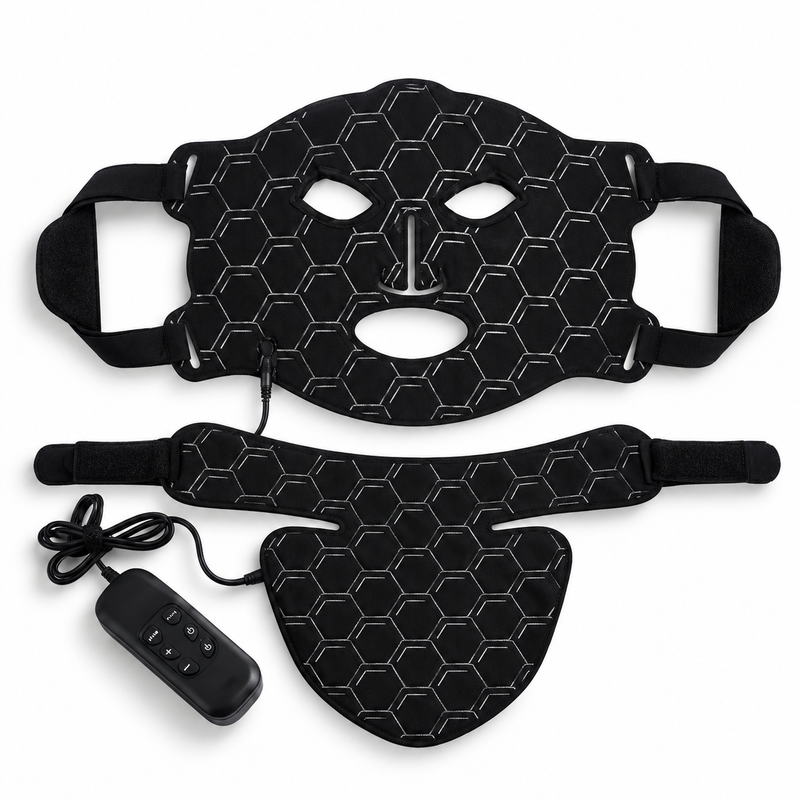 Masque LED Ondéa en silicone souple pour le visage et le cou