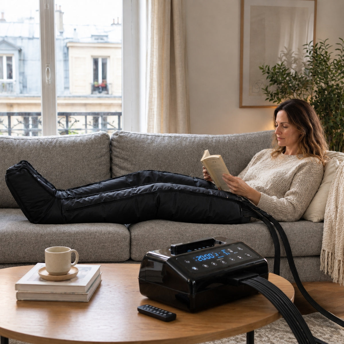 Des jambes légères, sans quitter votre canapé.